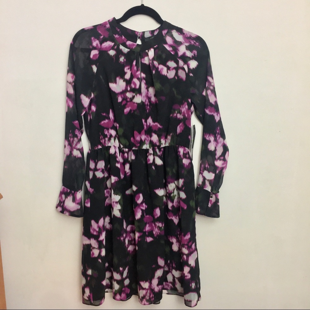 Cynthia Steffens Mini Chiffon Cocktail Dress